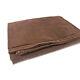 Protective Tarp, 10 Ft W X 12 Ft L, Water Resistant, Canvas, Brown Ors Nasco