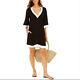 Ralph Lauren Cute Black & White Tunic Cover-up Summer Dress Womans Large Nwt