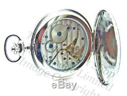 ROYAL LONDON PLAIN OPENING COVERS POCKET WATCH Mens Mechanical New 90019-01 £299