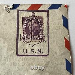 Rare 1932 Naval Ammunition Depot Navy Day Nevada Anchor Cover To Mississippi