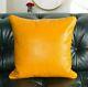 Real Leather Decent Pillow Cushion Genuine Soft Lambskin Cover Home Décor