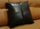 Real Leather Genuine Soft Lambskin Designer Brown Pillowcushion Home Décor Cover
