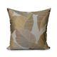Satin Light Tan Decorative Throw Pillow Cover 18x18