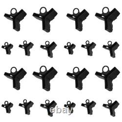 Set of 5 Black Three Hook Sets Fishhook Protective Cover Anchor