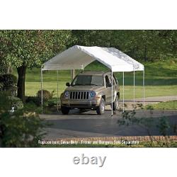 ShelterLogic Canopy Part 10'x20' White Replacement Cover With UV-Resistant Fabric
