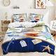 Ship Anchor Boys' Bedding Set 3 Pcs Quilt Duvet Cover Dorm Single Double King