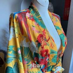 Show Me Your MuMu Parrot Palm Kimono Tropical Coverup revolve kaftan duster