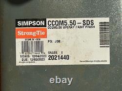 Simpson Strong-Tie CCQM5.50 Column Cap 5-1/2 Beam and Concrete Piers New