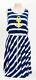 Sperry Top-sider Blue Stripe What Anchors You Crossback Cover Up Dress Women's