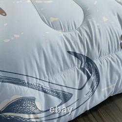 Stylish Nautical Anchor Comforter Set for Kids Full Size with 2 Pillowcases