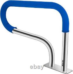 Swimming Pool Stair Handrail, 32 x 22.5, 304 Stainless Steel 375 lb Capacity