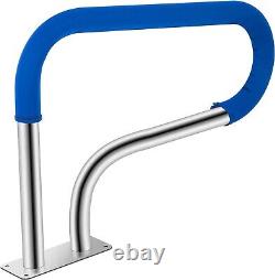 Swimming Pool Stair Handrail, 32 x 22.5, 304 Stainless Steel 375 lb Capacity