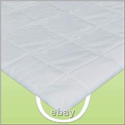 The Linen Resource Quilted Comfort Waterbed Anchor Band Custom Fit Mattress Pad