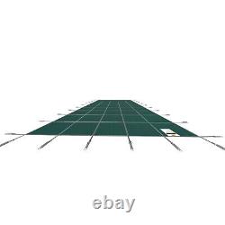 VEVOR 20 x 38 ft Inground Pool Safety Cover Winter Pool Cover with Anchor Tools