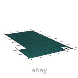 VEVOR 22 x 42 ft Winter Debris Cover Inground Pool Safety Cover With Brass Anchors