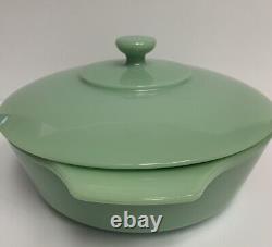 Vtg Anchor Hocking Fire King Jadeite 2000 (2 Qt.) Casserole With Lid New
