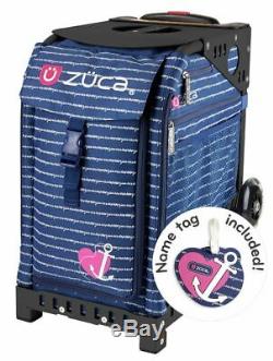 Zuca Sport Bag ANCHOR MY HEART + FREE Lunchbox and Seat Cover