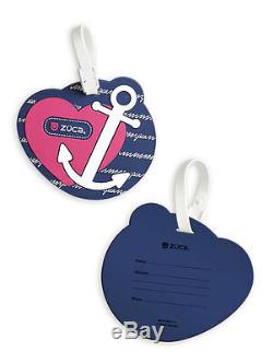 Zuca Sport Bag ANCHOR MY HEART with GIFT Lunchbox and Seat Cover (Blue Frame)