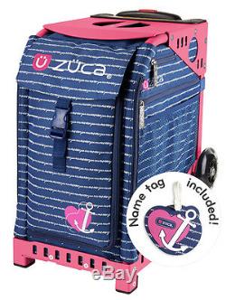 Zuca Sport Bag ANCHOR MY HEART with GIFT Lunchbox and Seat Cover (Pink Frame)