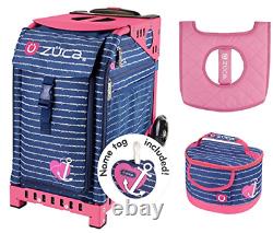 Zuca Sport Bag Anchor My Heart with Gift Lunchbox and Seat Cover Pink Frame