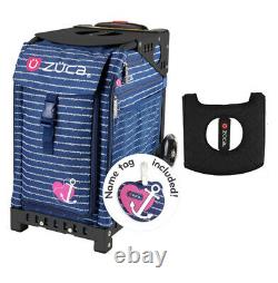 Zuca Sport Bag Anchor my Heart with Gift Black/Pink Seat Cover Black Non-Fla