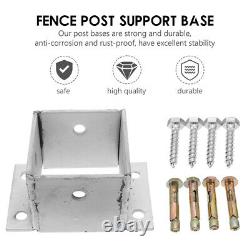 1pc Fence Post Anchor Support Couverture De Support De Pont