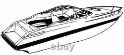 7oz Boat Couver Chaparral 225 Ssi Wide Tech Avec Anchor Roller 2012-2017