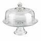 Anchor Hocking Annapolis Glass 2 Pièces Cake Stand Covered