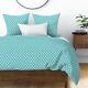 Anchor Nautical Aqua Turquoise Coastal Boating Sateen Duvet Cover By Roostery