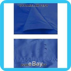 Bleu Bateau De Couverture Fits Hewescraft-côte Ouest 160 Sportsman Ancre Rol 08-19
