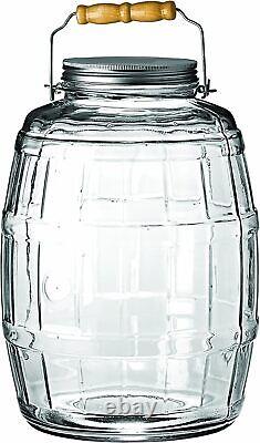 Bocal en verre de 2,5 gallons Anchor Hocking avec couvercle