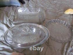 Collection Vintage Anchor Hocking Toscany Savannah Casserole Covered Lasgna &