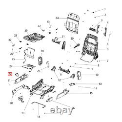 Couvercle d'ancrage de siège conducteur Jeep Patriot gauche ou droit 1CZ07XDVAB / 1DQ36DK2AA