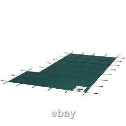 Couverture d'hiver pour débris de piscine enterrée VEVOR 22 x 42 ft avec ancrages en laiton