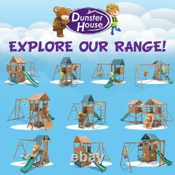 Enfants Cadre D'escalade En Bois Swing Slide Sets Garden Play Set Juniorfort Tower