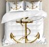 Ensemble De Housse De Couette Ancre Voyage Nautique