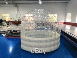 Gonflable Bain À Remous Spa Solaire Couvercle Dôme Tente Structure Avec Pompe Et Ancrages