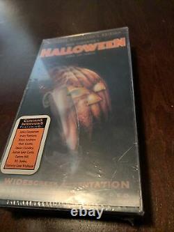 Halloween Vhs 1999 Anchor Bay Couverture Lenticulaire Remastered Horror Sealed Rare