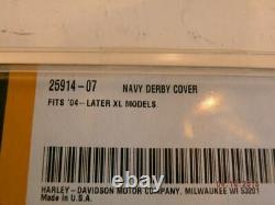 Harley Sportster Us Navy Derby Cover Chrome Avec Eagle & Anchor 04^ XL 25914-07 Nouveau