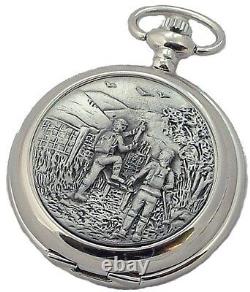 Hikers Silver Mechanical Pocket Voir Mens Countryman Walking Gift A E Williams