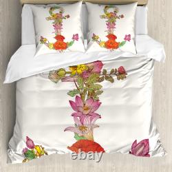 Housse de couette ancre Fleurs de printemps en fleurs