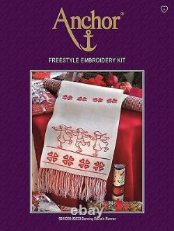 Kit de broderie de nappe Folklore Anchor Maia AI07132, 55 par 94-1/2 pouces