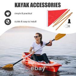 Kit de fixation de mât de drapeau de remplacement 5 pièces pour kayak, pont, gréement et housse de bateau