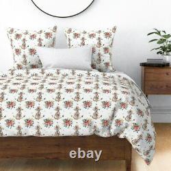 Modern Nautical Anchor Floral Sea Nursery Summer Sateen Duvet Cover By Roostery