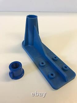 Support de boulon d'ancrage 5/8'' avec capuchons, boîte de 50 pièces, noir ou bleu