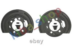 Support de frein droit ou gauche / ancre de bouclier L / R arrière 2 pièces ensemble Disques-tambours adaptés