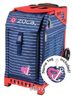 Zuca Sac De Sport Ancre Mon Coeur Withgift Lunchbox Et Seat Cover (cadre Rouge)