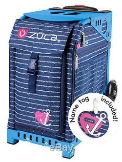 Zuca Sac Sport Ancre Mon Coeur Avec Un Cadeau Lunchbox Et Seat Cover (blue Frame)